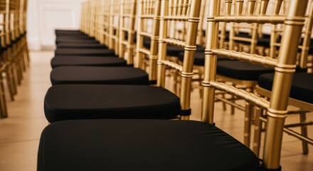 Elegant Gold Chiavari Chairs