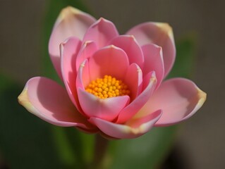 Time lapse of opening pink kalanchoe flower, vertical orientation