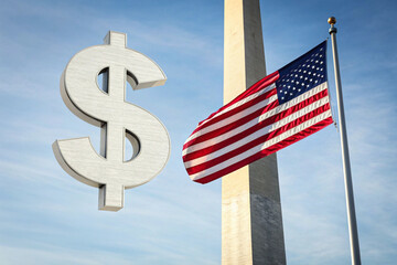 Dollar icon background