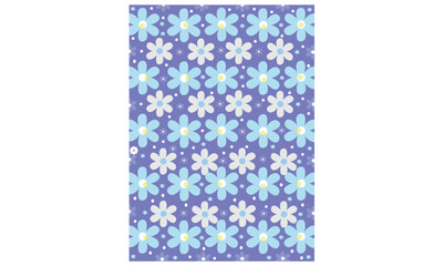 Cloth floral flower design pattern background