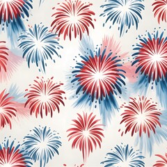 fireworks seamless pattern
