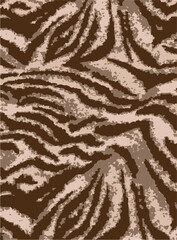 Seamless zebra skin pattern with isolated abstract hand drawn art wild leopard animal tiger skin background elements in black and white colors.Leopard , zebra and tiger mix furry skin seamless pattern