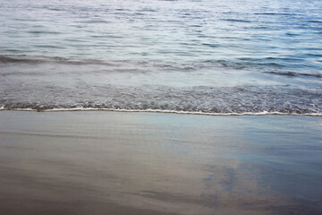 the beauty of Indonesia with mangrove forests and beaches at sunset