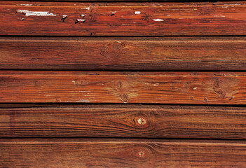 Pattern interior design. Wooden fence. Torn wooden panels. Decorative fence. Material board. Background.