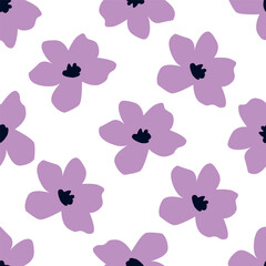 seamless pattern with flowers