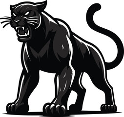 Fototapeta premium A Panther Vector clipart illustration