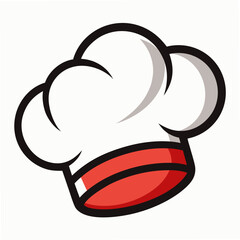 Chef Hat With Red Band cooking culinary