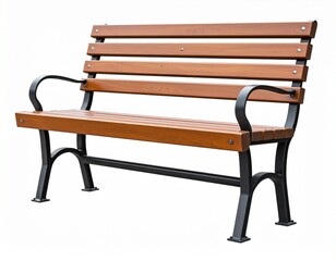 bench on a white background