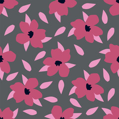 seamless pattern with flowers