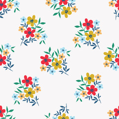 Vintage Pattern Flower Floral illustration Design Vector