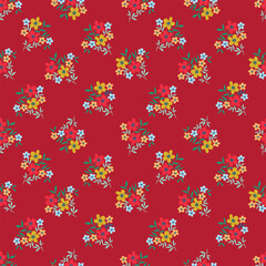 Vintage Pattern Flower Floral illustration Design Vector