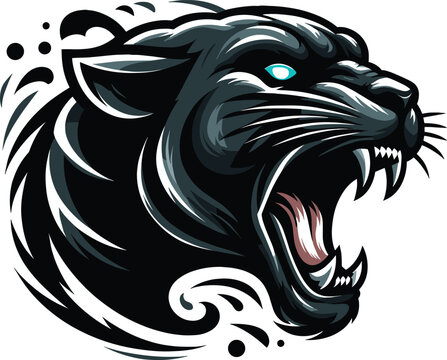A Panther Vector clipart illustration