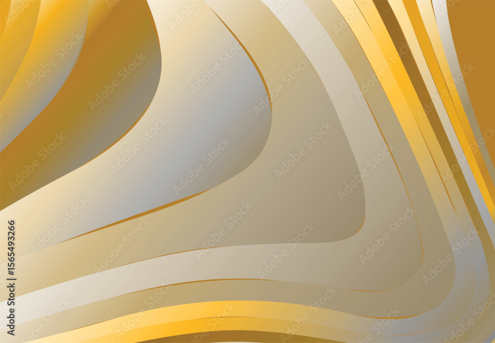 Poster colorful lines and straw theme, focusing more on the modern colors creating a calming, gradient flow