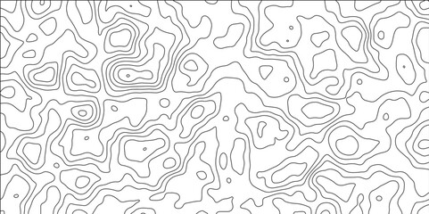 Abstract design with seamless pattern with lines topographic map. Sea map area space geometric strip grid line topo map. Abstract topographic contours map background. geographical map shades