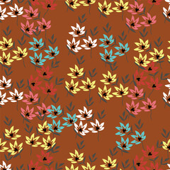 Flower pattern, ditsy flower, ditsy floral seamless pattern, small flower in light background, tiny floral print, cute, print, liberty style, repeat pattern design for fashion, fabric, wrapping, decor