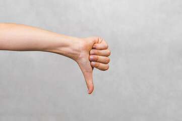 Child's Thumbs Down: Disapproval, Failure, and Negative Feedback