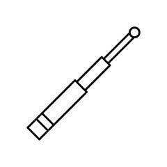 Baton Police Law Enforcement Line Icon