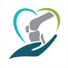 Rheumatology Care Logo Joint Health, Arthritis Treatment, and Bone Wellness Symbol