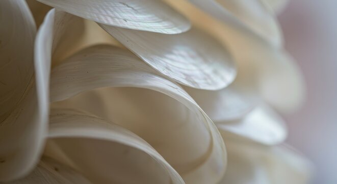 Overlapping Capiz Shells Abstract - Delicate, translucent capiz shells create a visually appealing pattern. Symbolizing elegance, fragility, nature, texture, and light