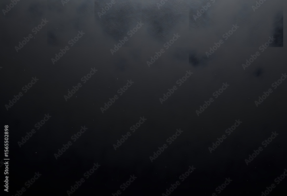 Poster Dark Texture Backdrop, Subtle Grain Surface. Abstract Black Canvas, Background With Depth. Material With Roughness, Ideal For Graphic Design. Solid Color With Fine Details.