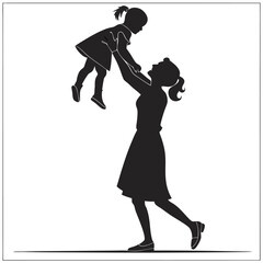 silhouette of a girl