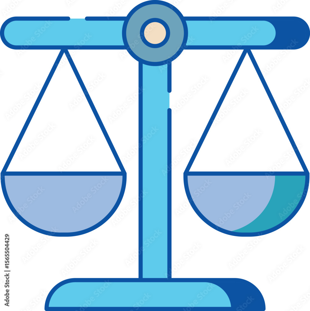 Fototapete modern comparison icon representing two distinct items or choices ideal for user interface design an