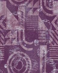 geometric pattern print abstract design