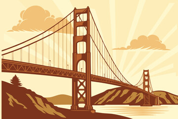 Obraz premium golden gate bridge