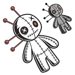 Voodoo Dolls With Pins occult magic