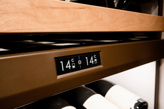Wine cellar temperature control for optimal storage