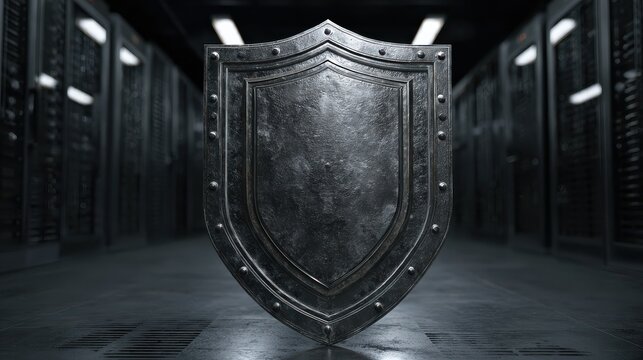 Shield in the server room.