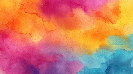 Warm and cool tones collide in this brightly colored watercolor texture representing energy and passion