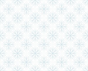 Winter seamless pattern. Gentle background with stylized snowflakes in Scandinavian style for wallpaper, wrapping, fabrics.