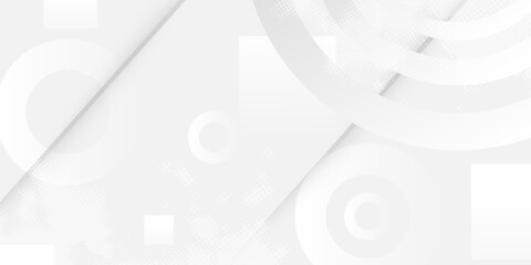 Gradient white monochrome background vector design in