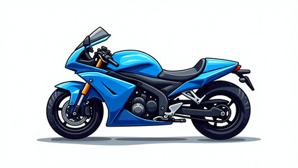 Fototapeta premium motorcycle isolated on white background