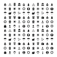 set of icons