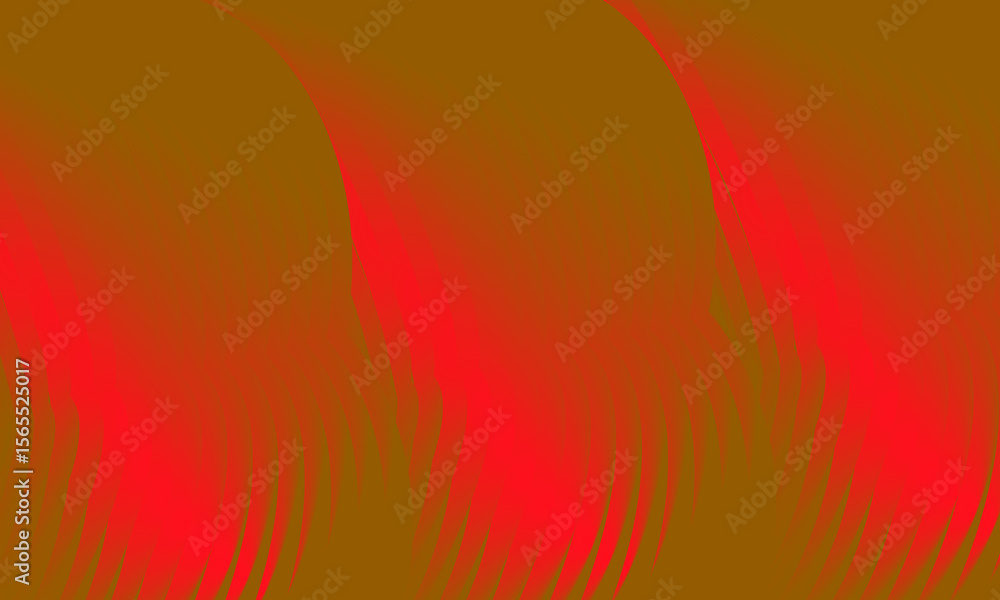 Aufkleber abstract flowing red and brown gradient waves with a textured appearance