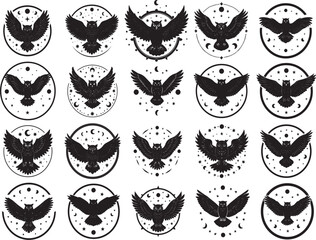Celestial Owl Stencil