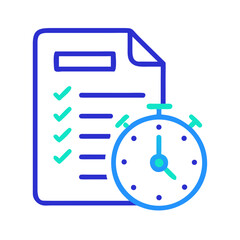 vector illustration of a clipboard