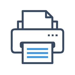 printer icon vector