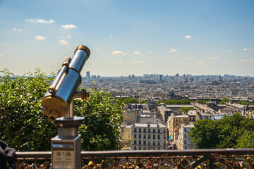 Blick auf Paris vom Montmartre