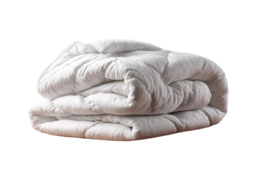 PNG Fluffy white blanket on black background