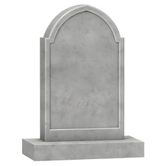 3D rendering of a tombstone