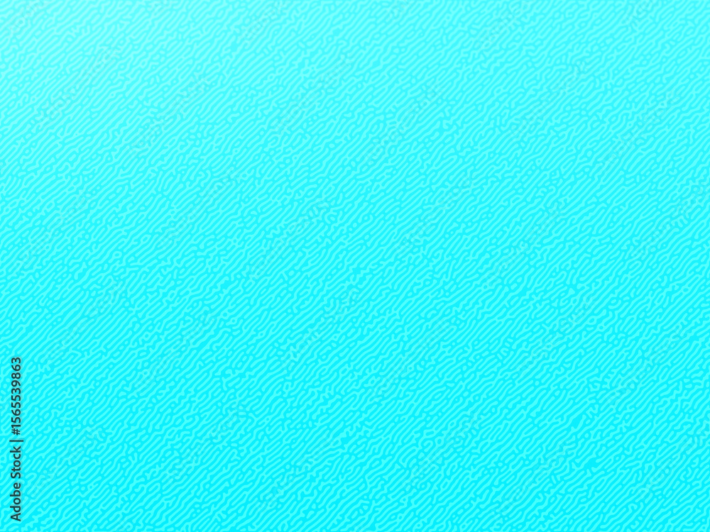 Poster bright turquoise turing pattern on light blue background. organic looking patterns. abstract high re
