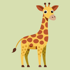 Obraz premium Cute zebra cartoon animal character