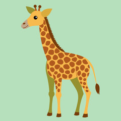 Fototapeta premium Cute zebra cartoon animal character