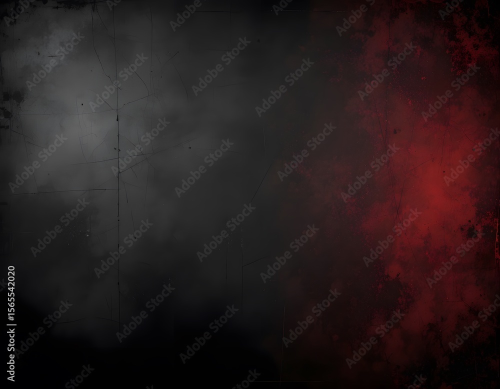 Poster Abstract Backdrop With Dark Texture. A Graded Reddish Hue Offers Depth. Imperfect Surface Adds Vintage Charm. Dark And Light Interplay. Background For Creative Projects.