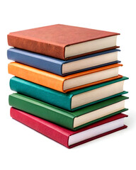 Fototapeta premium Clean and Detailed 8K Image of Hardcover Book Stack