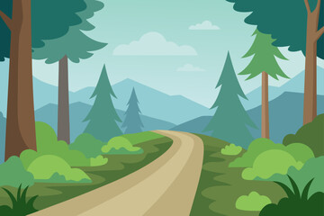 road in the mountains