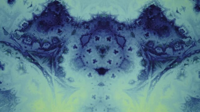 fluid blue fractal Abstract Fractal